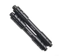 Adaptateur d'essieu traversant de vélo, conversion en aluminium de 15 mm/12 mm à 9 mm avec joint pour plus de stabilité (avant 110 mm 15 à 9)