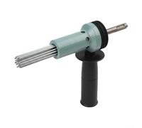 Adaptateur détartreur d'aiguille avec tige SDS pour marteaux électriques dans le nettoyage industriel de la rouille et la préparation du béton (vert)