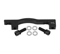 Adaptateur d'étrier de montage à disque de vélo durable A -F203 pour le vélo de montagne VTT (A-PILLAR-F203 noir)