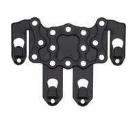 Adaptateur D'étui Molle en Polymère, Plateforme de Suspension Tactique Ambidextre pour Accessoires de Gilet Molle(Black)