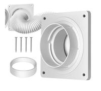 Adaptateur d'évent de sécheuse, plaque murale, connecteur d'extension de tuyau, adaptateur d'évent, connexion et déconnexion rapides, raccord de tuyau de sécheuse