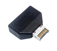 Adaptateur d'extension à deux ports - Convertisseur USB de type A de type C sur panneau | Extension d'en-tête de carte mère interne, solution de gestion des câbles pour PC, ordinateur de bureau