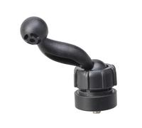 Adaptateur d'extension à rotule de 17 mm avec bras rotatif à 360 degrés flexible pour grille d'aération de voiture, tableau de bord, support de téléphone portable, trépied et support de smartphone