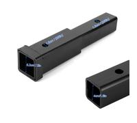 Adaptateur d'extension d'attelage, rallonge de remorquage 5000lbs, tube carré en acier pour support de vélo à montage sur-CET
