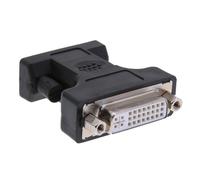 adaptateur d'extension de câble 24 + 5 broches DVI femelle à 15 broches VGA mâle, connecteur de câble convertisseur pour HDTV CRT moniteur projecteur