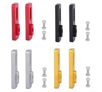 Adaptateur d'extension de frein en V pour vélos pliants 406 à 451 - Conversion de taille de roue en alliage d'aluminium CNC pour une longue durée de vie (argent)