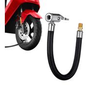 Adaptateur d'extension de gonfleur de pneu moto voiture entretien | L'adaptateur d'extension de gonflage de pneu met l'accent sur une connexion étendue qui offre une portée et une commodité