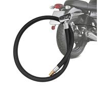 Adaptateur d'extension de gonfleur de pneu - Rallonge de tuyau de pompe de véhicule d'air de vélo de moto de voiture | Construction en, compatible avec les ballons g