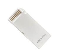 Adaptateur d'extension de mémoire | Partie de conversion de cartes TF au format MS - Plug and Play - Sauvegarde médias - Sac de transport blanc - Prêt à voyager