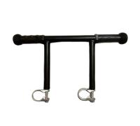 Adaptateur d'extension de poignée de poussette pour poussettes - Léger - Double tube pour parents de grande taille - Accoudoir flexible - Noir