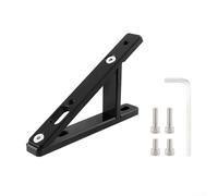 Adaptateur d'extension de porte-bouteille pliable en alliage d'aluminium avec angle incliné pour un accès plus facile, convient pour l'installation de cadre de vélo pliable (noir)