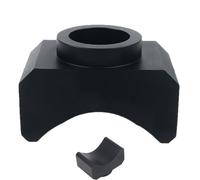 Adaptateur D'extension De Sol pour Axe De Cric-Bouteille - Aluminium 57 Mm | Selle Adaptateur pour Cric-Bouteille, Robuste | Selle Dee Levage Stable Pourr Essieu Levage Véhicule Et Utilisation
