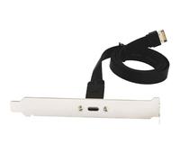 Adaptateur d'extension de tête de carte mère, câble d'extension pour panneau avant interne USB-C 10G Gen2 20 broches, 3.1