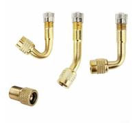 Adaptateur d'extension de tige de pneu en cuivre, tiges d'extension de valve de pneu, adaptateurs coudés, buse d'extension de tige de pneu fabriquée en cuivre (135)