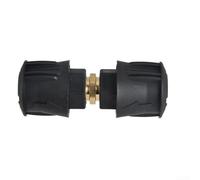 Adaptateur d'extension de tuyau de nettoyeur haute pression compatible multi-marques fabriqué en alliage d'aluminium pour raccords de tuyau standardisés (B)