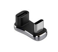 Adaptateur d'extension de Type C à 180 degrés Adaptateur USB C mâle vers Femelle pour et Tablette pour Steam Deck USB C Converter U Shape Connecteur de Transfert de données (Male to C Female)