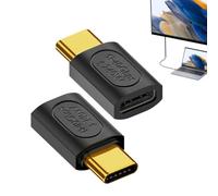 Adaptateur d'extension de type C type C 8K, charge rapide | 40 Gbit/s mâle vers femelle pour la maison, le bureau, l'école, les études, les voyages d'affaires, les voyages, le camping