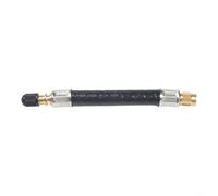 Adaptateur d'extension de valve de voiture flexible de 100 mm avec base rotative en laiton et joint d'étanchéité en caoutchouc pour camions, voitures, motos, vélos, gonflage des pneus pour outil