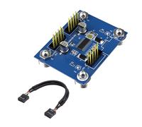 Adaptateur d'extension double port USB 2.0 9 broches pour PC construit un boîtier de petit facteur de forme, pas besoin d'alimentation externe de carte mère