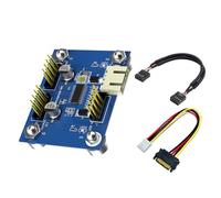 Adaptateur d'extension double port USB 2.0 à 9 broches pour PC, petit facteur de forme, ne nécessite pas d'alimentation externe, cartes mères USB