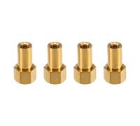 Adaptateur D'Extension Hexagonal De Roue En Laiton 4mm Élargi Pour 1/24 Axial Scx24 90081 Axi00001 Axi00002 Rc Pièces De Mise À Niveau De Voiture À Chenilles