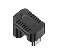 Adaptateur d'extension micro USB mâle vers femelle de type C à angle droit de 90 degrés pour ordinateur portable et PC