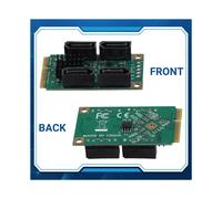 Adaptateur D'Extension PCIE Vers Carte D'Extension Pleine Hauteur MPCI-E Vers Quad HDD Interface Adaptateur Carte pour Synology