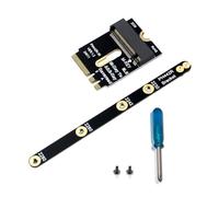 Adaptateur d'extension PCIE4.0 A+E vers M avec support rehausseurs carte d'extension pour 2230 2242 2260 2280 A+E vers M