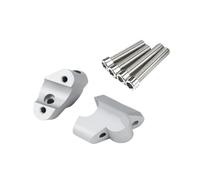 Adaptateur D'extension Pince Barre Poignée Frein Guidon Moto pour Multistrada pour V4 S pour Rallye Pikes Peak 2021- Guidon Support(White)