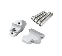 Adaptateur D'extension Pince Barre Poignée Frein Guidon Moto pour Multistrada pour V4 S pour Rallye Pikes Peak 2021- Guidon Support(White)