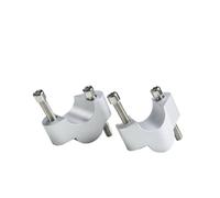 Adaptateur D'extension Pince Barre Poignée Traînée Rehausseur Guidon Moto pour Multistrada pour V4 S pour Rallye Pikes Peak Guidon Support(White)