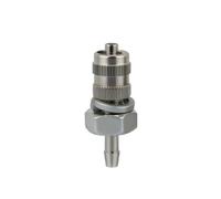Adaptateur d'extension pneumatique Luer Lock en acier inoxydable, connecteur de seringue fileté en métal, connecteur Luer Lock mâle vers femelle, 1/5/10 pièces (1 pièce)