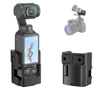 Adaptateur d'extension pour DJI Osmo Pocket 3, cage de protection légère Pocket3 avec griffe froide pour micro 1/2/mini et LED, adaptateur de montage d'extension Osmo Pocket 3 compatible avec les