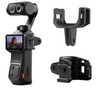 Adaptateur d'extension pour Insta360 Luna Ultra, deux broches intégrées, double support de griffe et mousse coupe-vent, convient pour clip de sac à dos, support de cou, trépied