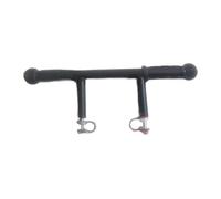 Adaptateur d'extension pour poussette, poignée légère, rallonge à double tube, pour parents élevés, clip noir pour poignée de poussette
