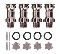 Adaptateur d'extension RC, Stable en Performance Élargisseur d'entretoise de Roue en Aluminium RC avec matériau en Aluminium de Haute qualité Hex 17mm pour Voiture Rc()