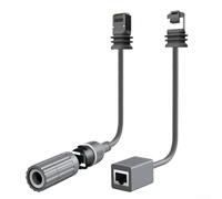 Adaptateur d'extension RJ45 compatible avec le matériel Starlink prenant en charge la connectivité Ethernet rapide et l'intégrité du signal mis à la terre