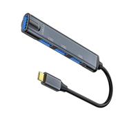Adaptateur d'extension type C vers USB 3.0 2.0 multiport pour connexion simultanée d'appareils pour la maison et le bureau