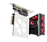 Adaptateur d'extension U.2, Adaptateur mémoire | Connexion de de données pour Une Performance Stable du système