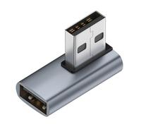 Adaptateur D'Extension Usb 3.0 Mâle À Femelle À Angle Droit,90 Degrés,Coude Vers Le Haut,10Gbps,Pour Ordinateur Portable,Connecteur Convertisseur.Middle Reverse Side.