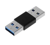 Adaptateur d'extension USB 3.0 mâle vers mâle M-M haute vitesse pour changer de sexe - Adaptateur portable léger