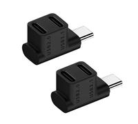 Adaptateur d'extension USB 3.1 type C mâle vers femelle coudé à 180 degrés en forme de U 10 Gbit/s pour concentrateurs de charge de type ordinateur portable