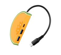 Adaptateur d'extension USB C avec 2 adaptateurs USB 3.0 + type C pour charger efficacement les appareils, tablettes, ordinateurs portables, téléphones portables