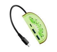 Adaptateur d'extension USB C avec 2 adaptateurs USB 3.0 + type C pour charger efficacement les appareils, tablettes, ordinateurs portables, téléphones portables