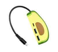 Adaptateur d'extension USB C avec 2 adaptateurs USB 3.0 + type C pour charger efficacement les appareils, tablettes, ordinateurs portables, téléphones portables