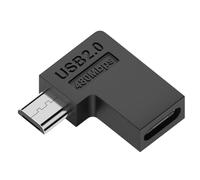 Adaptateur d'extension USB mâle vers type C femelle coudé vers le haut à 90 degrés pour ordinateur portable et PC - Réduisez le stress sur le câble USB