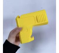 Adaptateur d'extraction de poussière de scie de table pour le travail du bois - Fixation de type crochet avec entrées d'aspirateur standard - Installation simple - Jaune