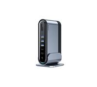 Adaptateur DG0G Avec sortie HDMI audio Gigabit Ethernet 100W USB-C Type-C Grise