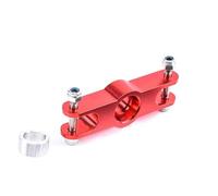 Adaptateur d'hélices, Lame filetée 5 mm/6 mm/8 mm, Arbre Pliable, Clip d'hélice Compatible avec Avion RC, Drone de Course, voilure Fixe, Accessoire de Bricolage(5mm Red)
