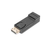 Adaptateur Digitus DisplayPort 1.1a Mâle vers HDMI Type A Femelle, 1920x1080p, contacts nickelés, noir, DB-340602-000-S